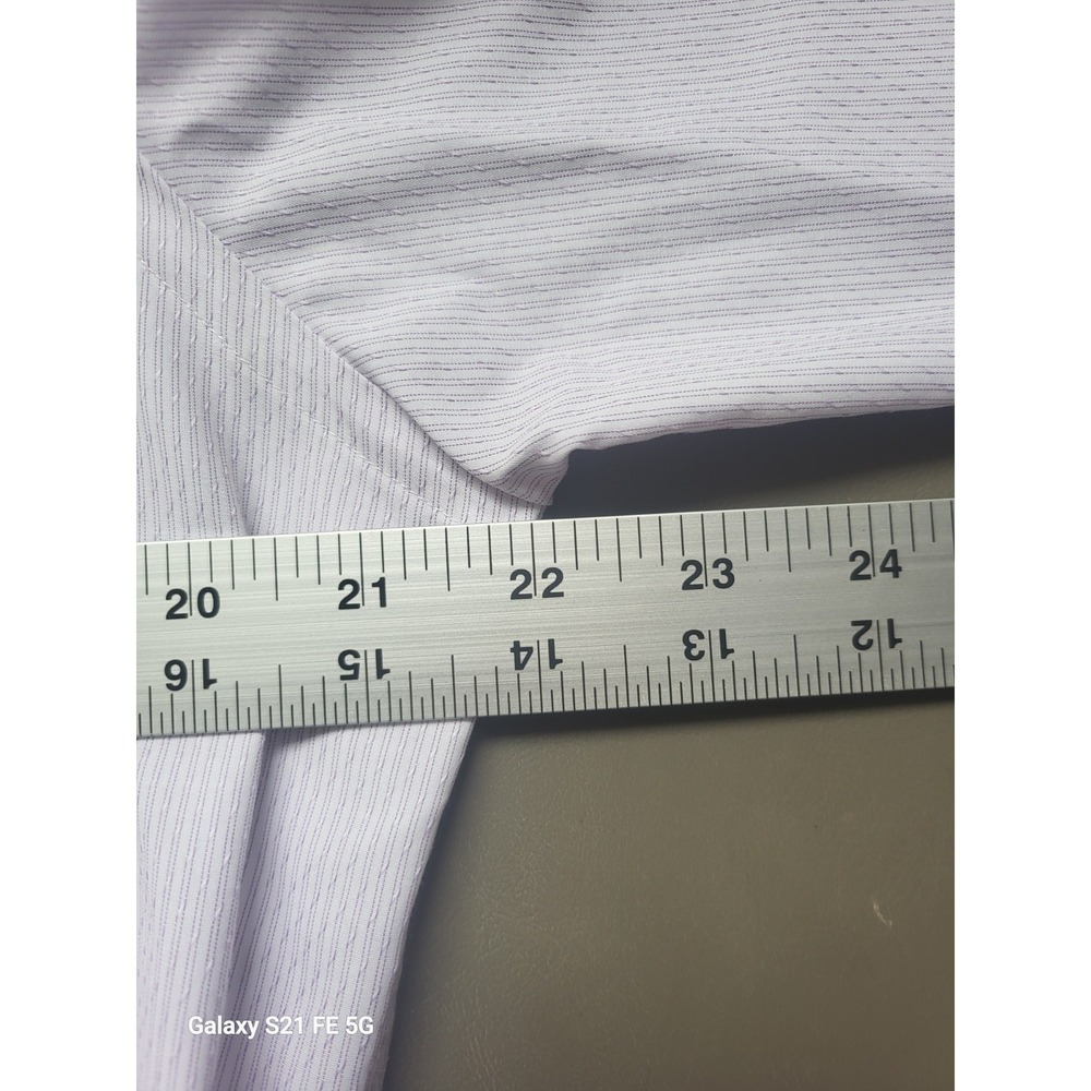 Proper Shirtings Men Long Sleeve Button Contemporary Fit Shirt 16 1/2 Tall 36-37 - Picture 4 of 7